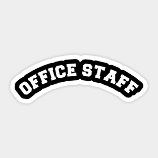 Office Staff w Sticker